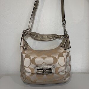 Coach Kristin Signature Sateen Hobo Bag
